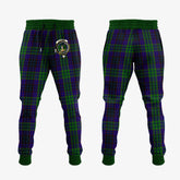 Lumsden Green Tartan Crest Jogger Sweatpants